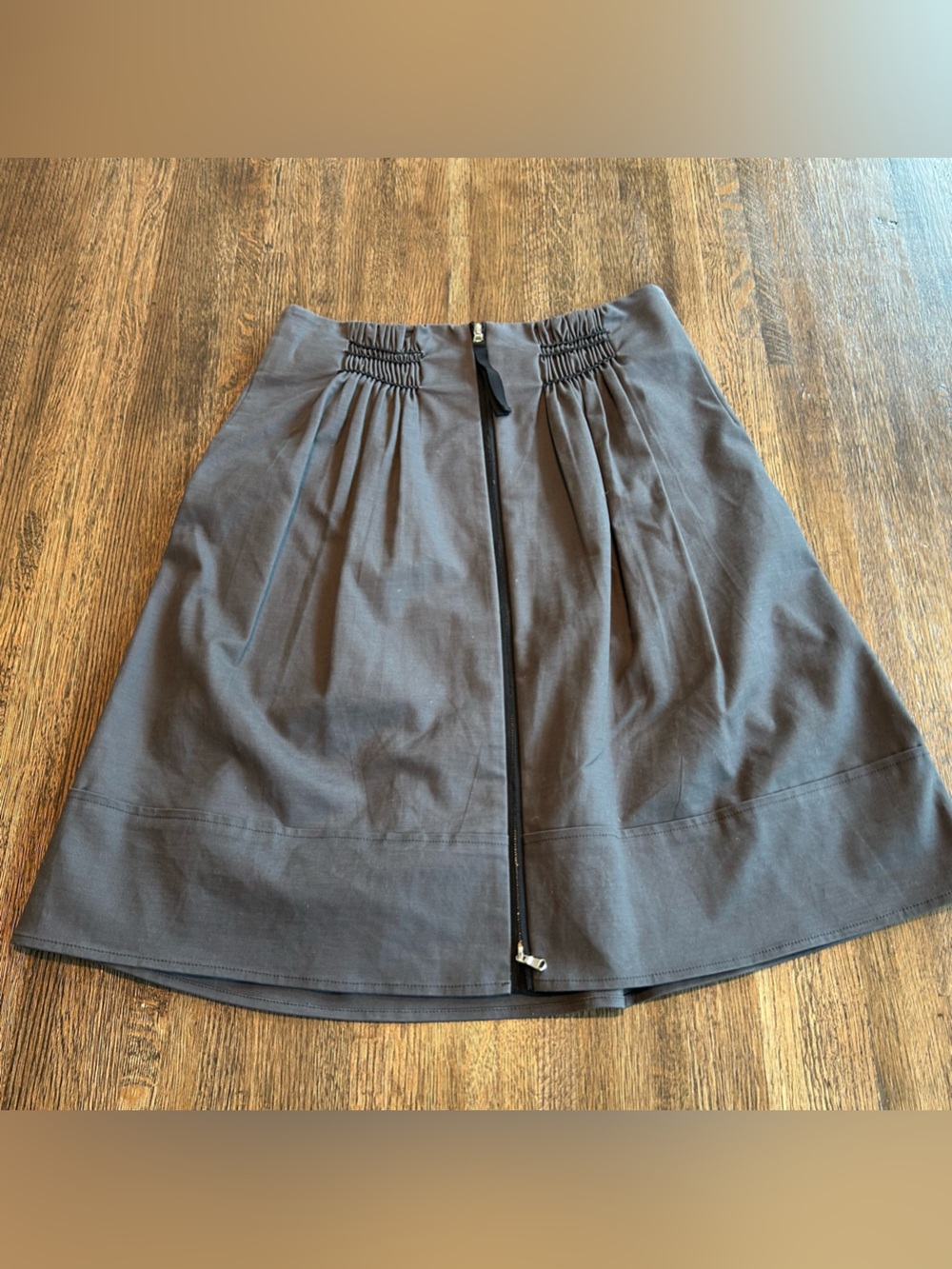 Schumacher gray skirt pleats classic Fancy - size 2 - Picture 4 of 6